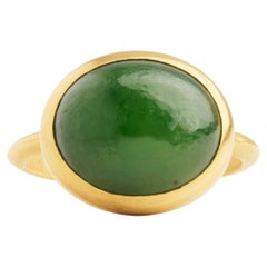 Bague Pinky en jade