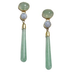 Jade Quartz Earrings