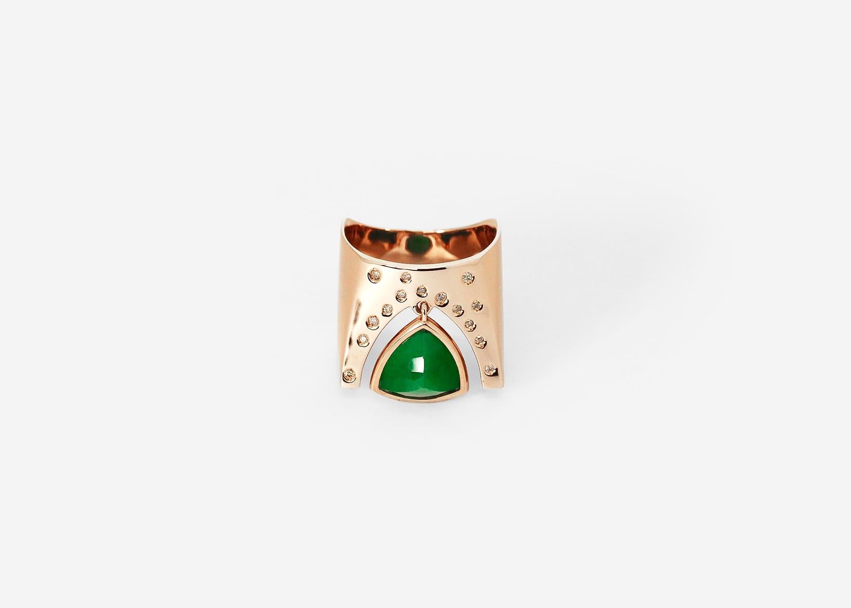 For Sale:  Jade Radiance ring of SOONHEE (Size 44.2~62.7) 4