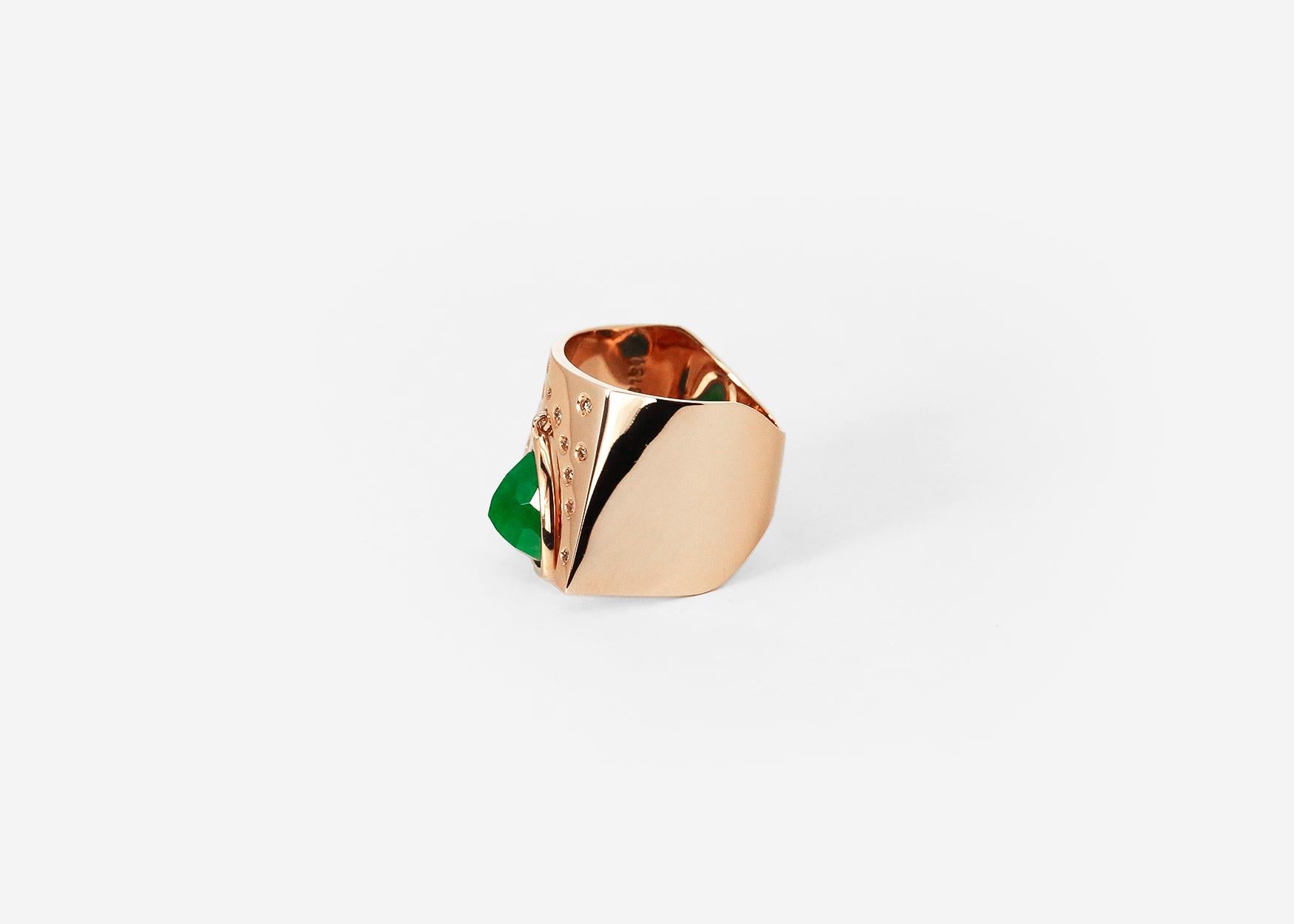 For Sale:  Jade Radiance ring of SOONHEE (Size 44.2~62.7) 5