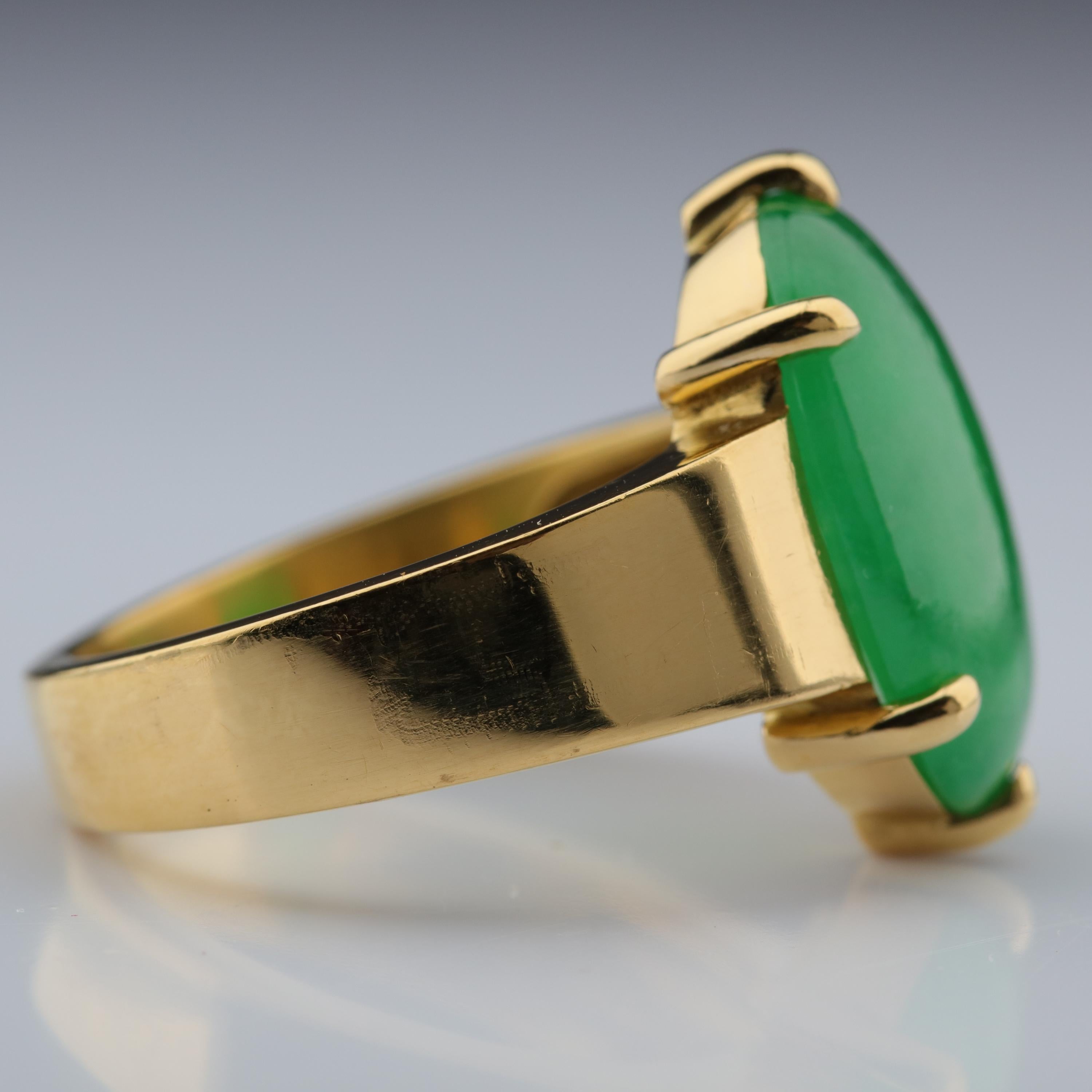 Jade Ring as Featured in the New York Times and Town & Country Magazine 4