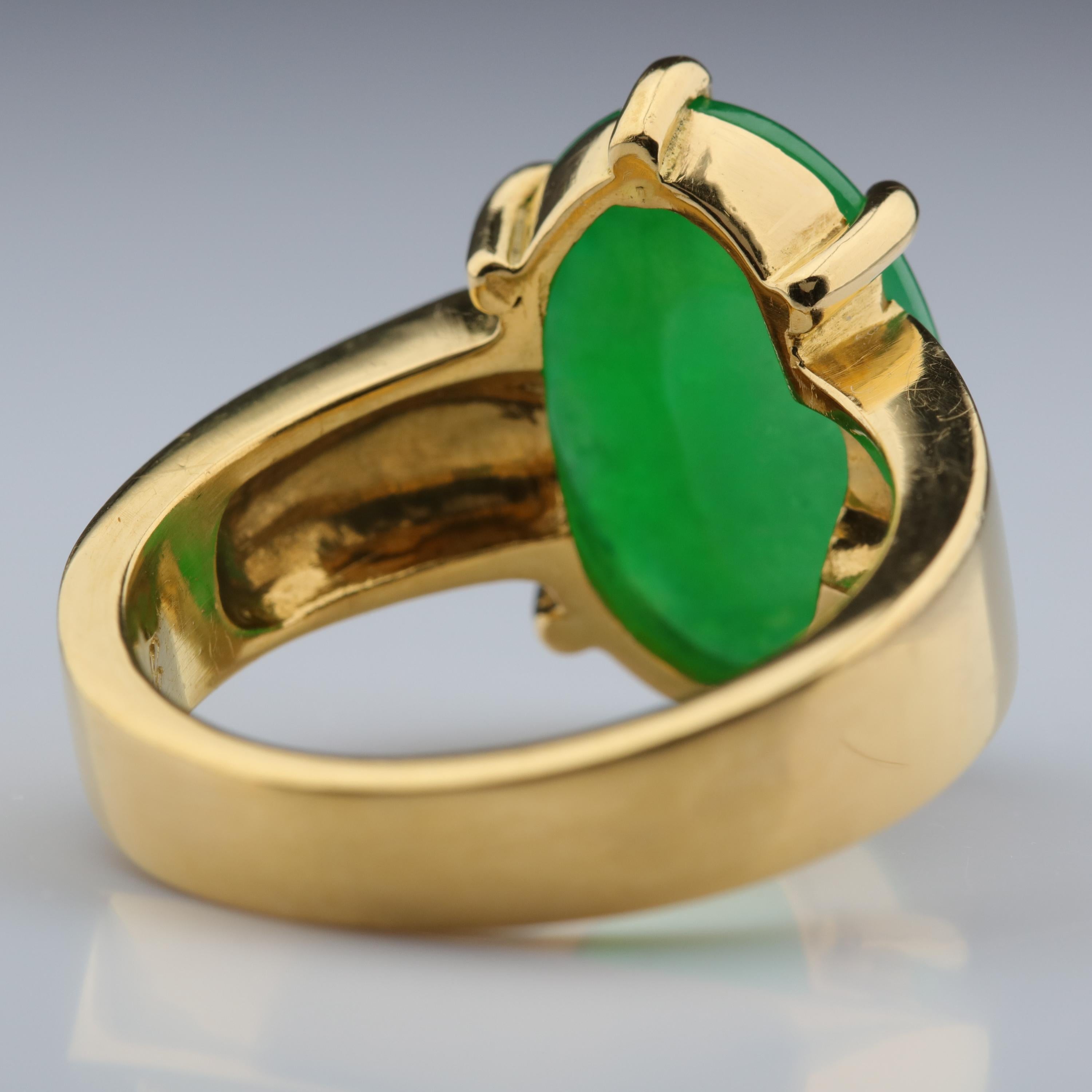 Jade Ring as Featured in the New York Times and Town & Country Magazine 5