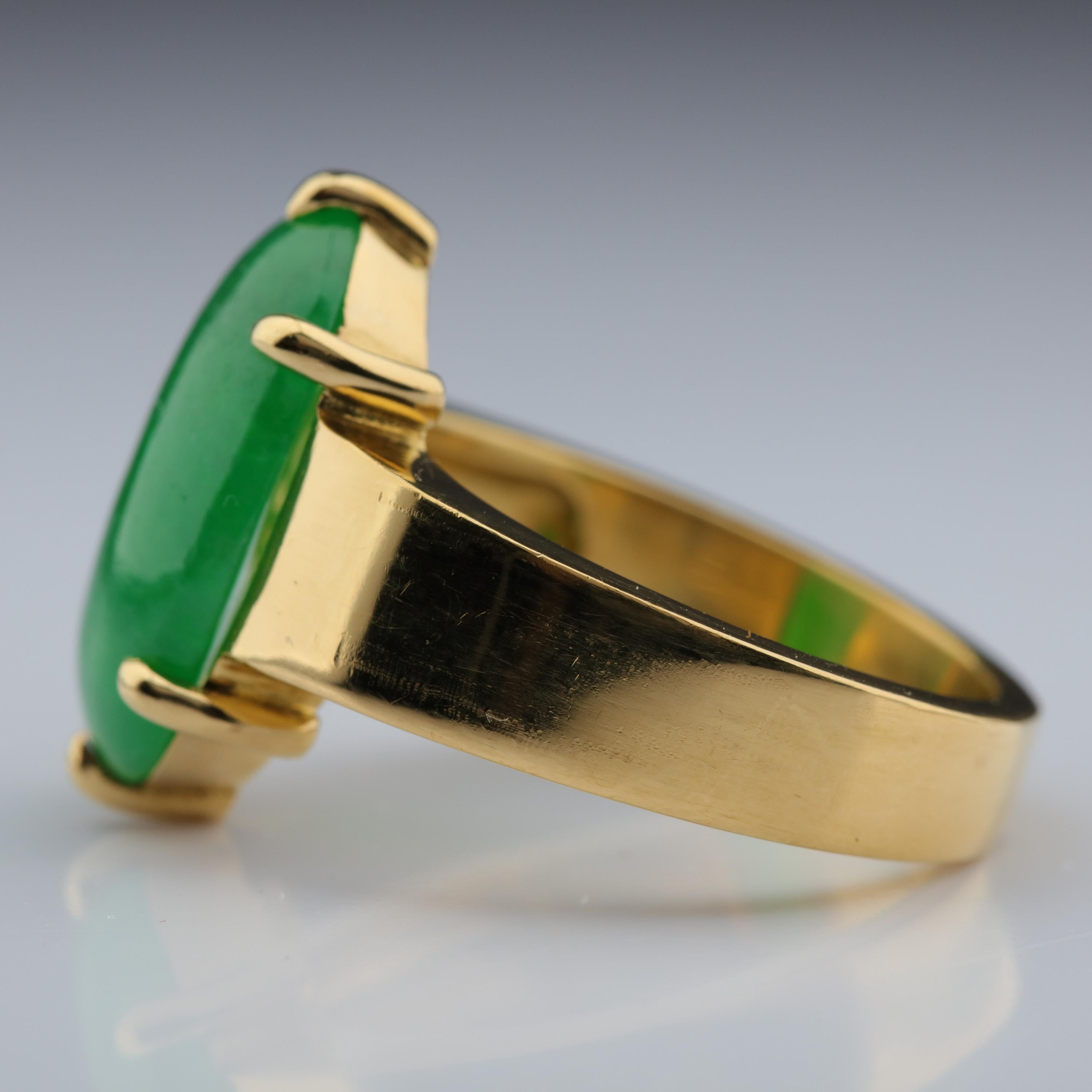 Jade Ring as Featured in the New York Times and Town & Country Magazine 6