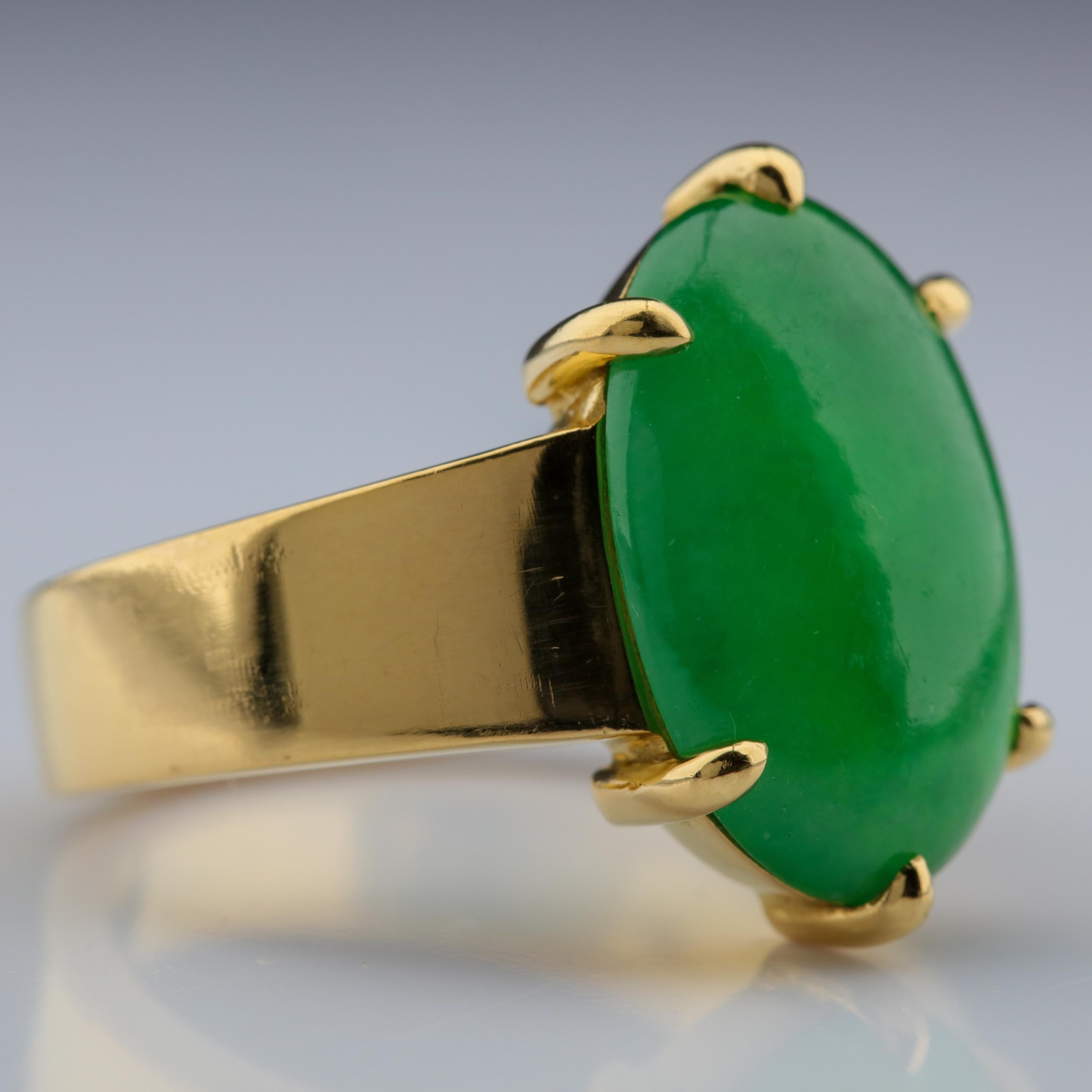 Jade Ring as Featured in the New York Times and Town & Country Magazine 3