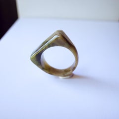 Jade Ring Hand Carved Antique from China