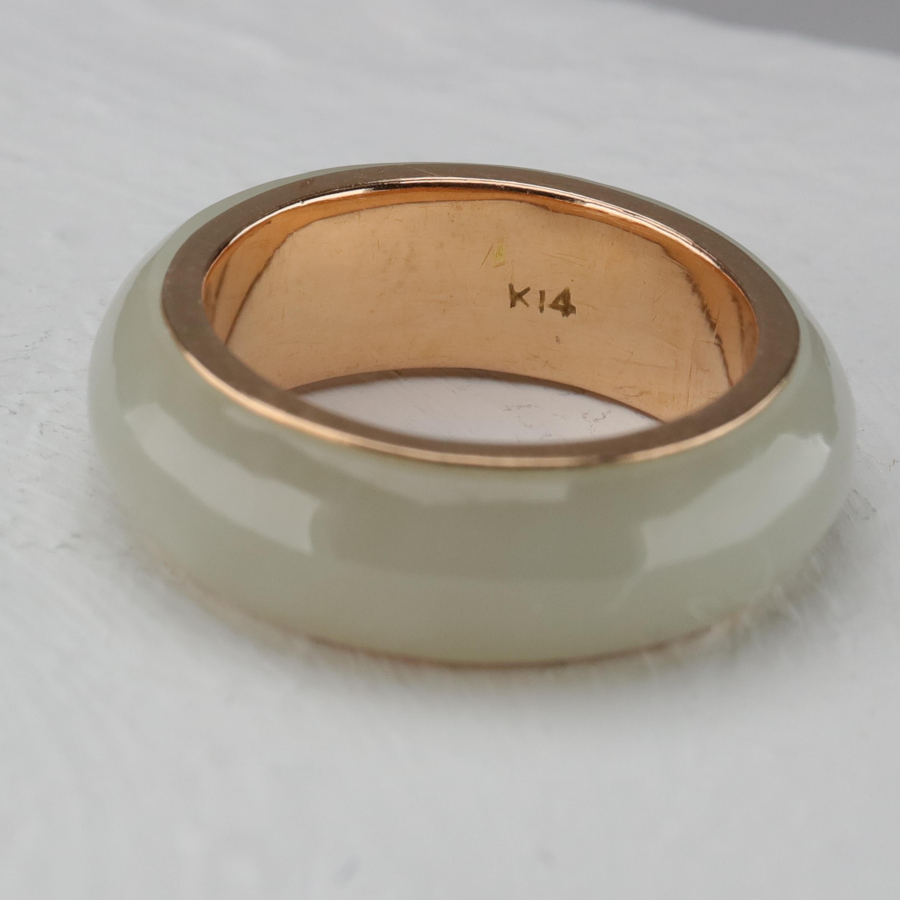 14k fg gold ring