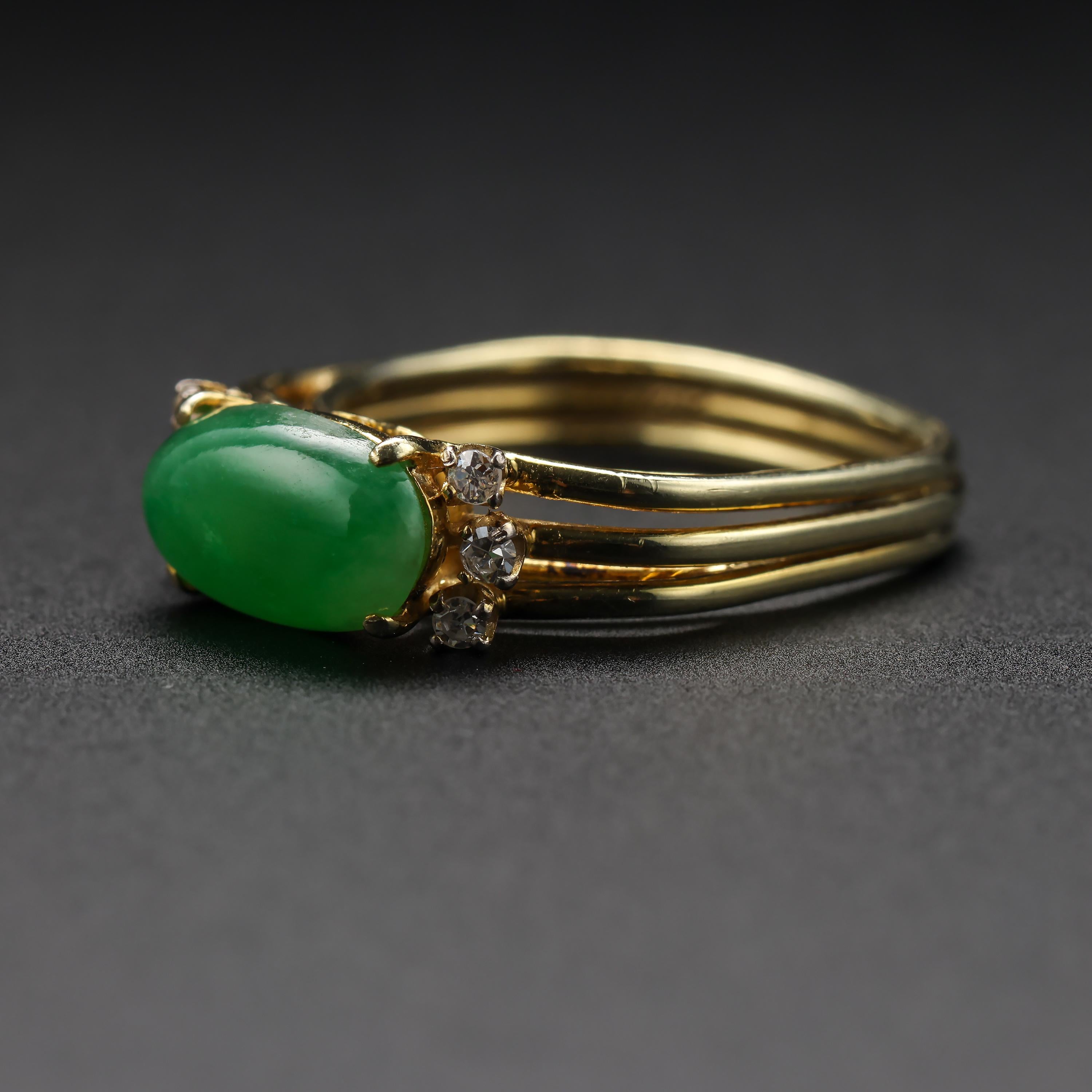 vintage jade ring