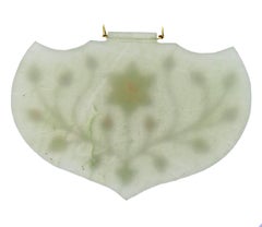 Jade Ruby Diamond Gold Pendant Object