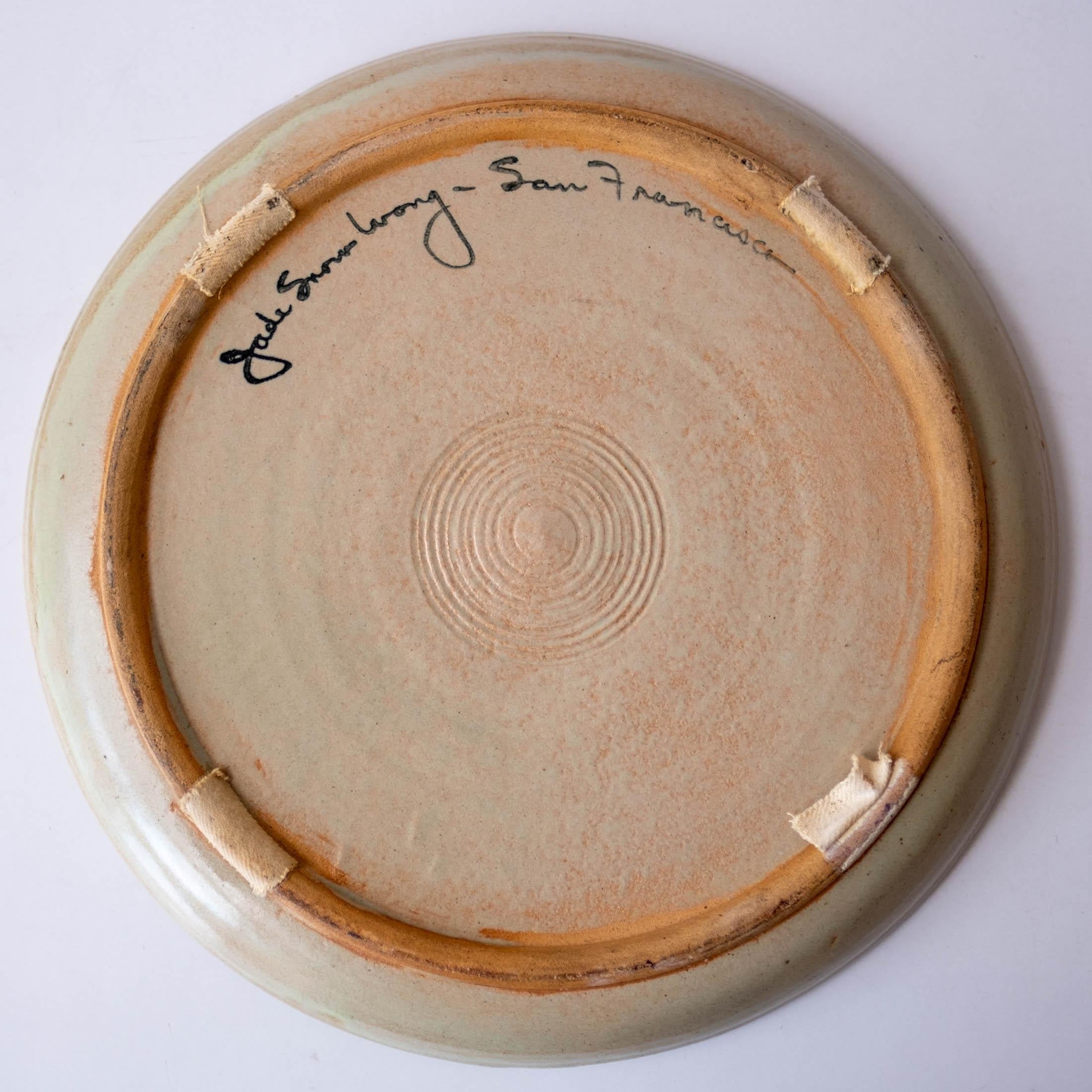 Jade Snow Wong Large Ceramic Plate 1