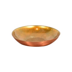 Jade Snow Wong Mid-Century Modern Copper Enamel Bowl, Circa 1950s