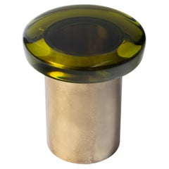 Sgabello Jade di Draga & Aurel in resina e ottone, 21° secolo