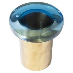 Sgabello Jade di Draga & Aurel in resina e ottone, 21° secolo