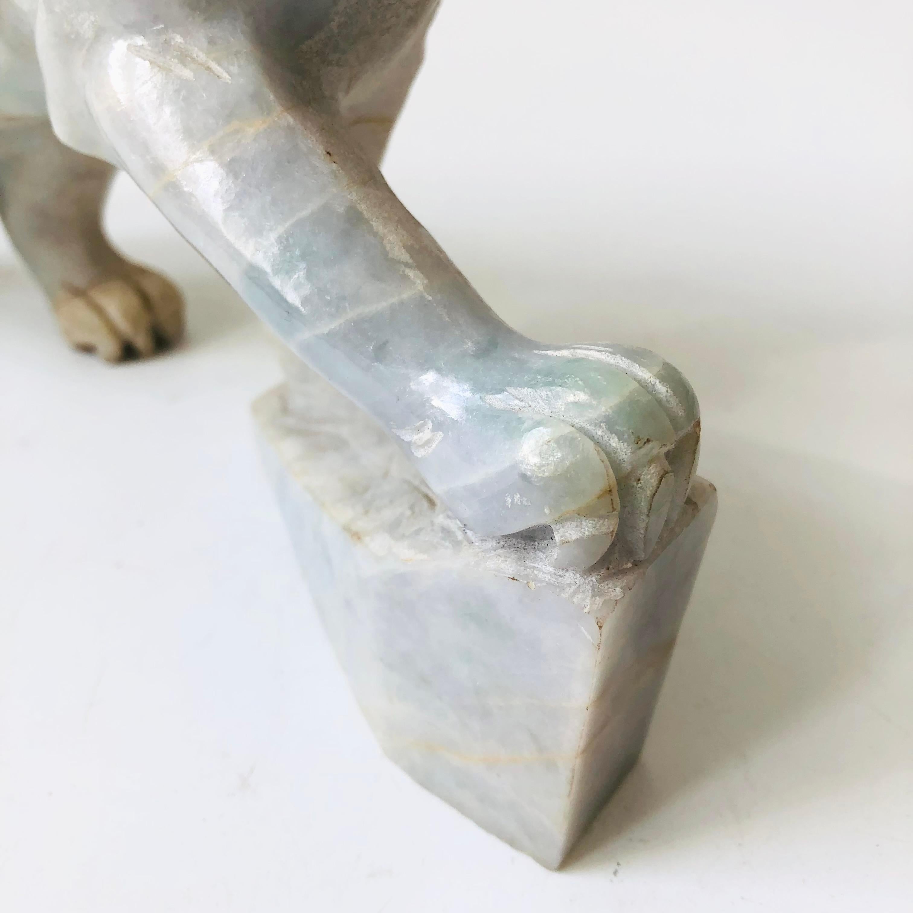 20th Century Jade Tiger For Sale