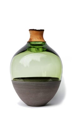 Taika II Large Jade Stacking Vessel by Pia Wüstenberg