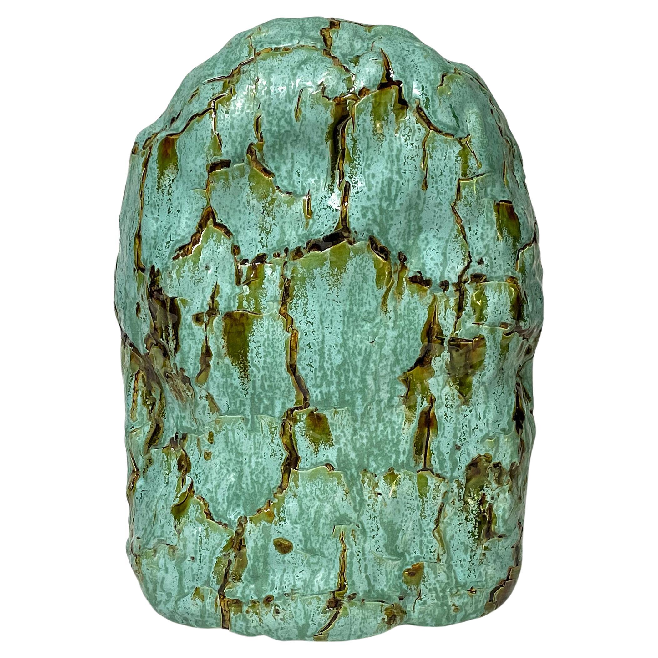 Jadeite, Ceramic Sculpture by William Edwards For Sale