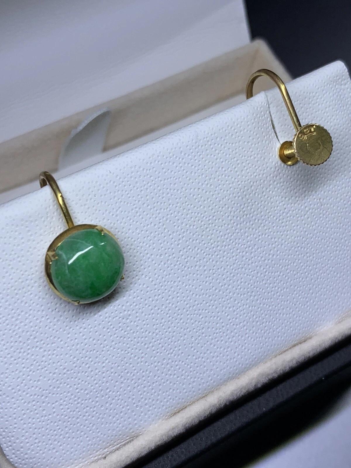 Boucles d'oreilles greene & Greene Greene or jaune en vente 6