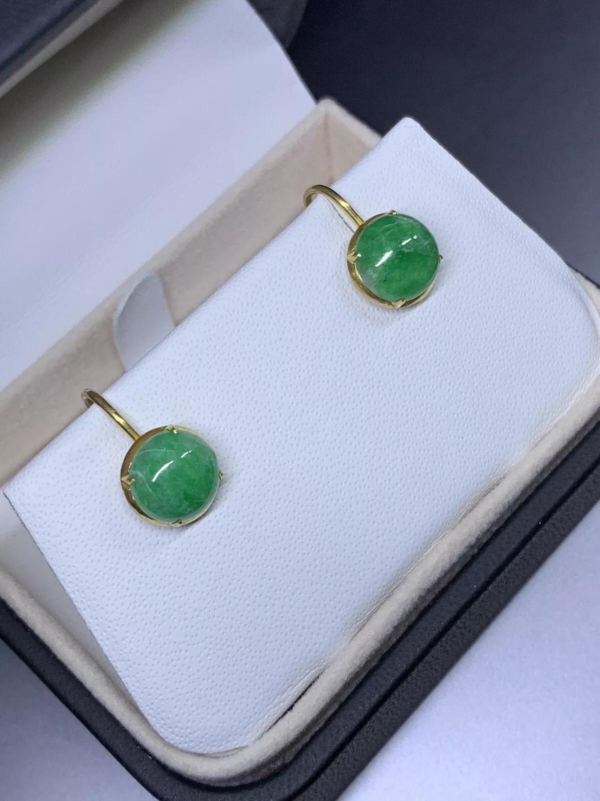 Boucles d'oreilles greene & Greene Greene or jaune en vente 1