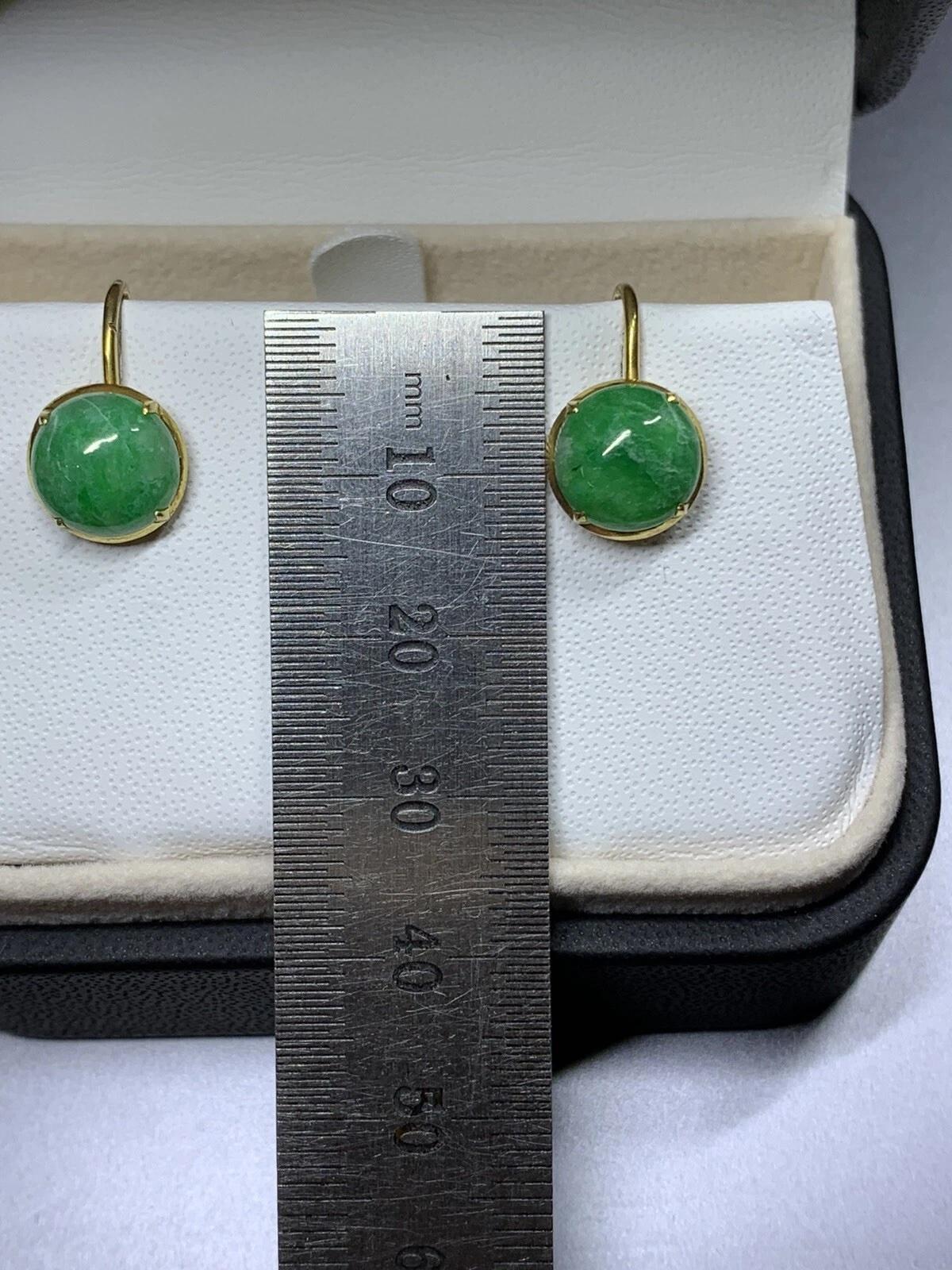 Boucles d'oreilles greene & Greene Greene or jaune en vente 2