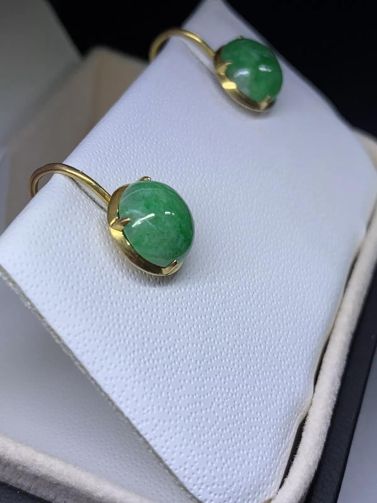 Boucles d'oreilles greene & Greene Greene or jaune en vente 3