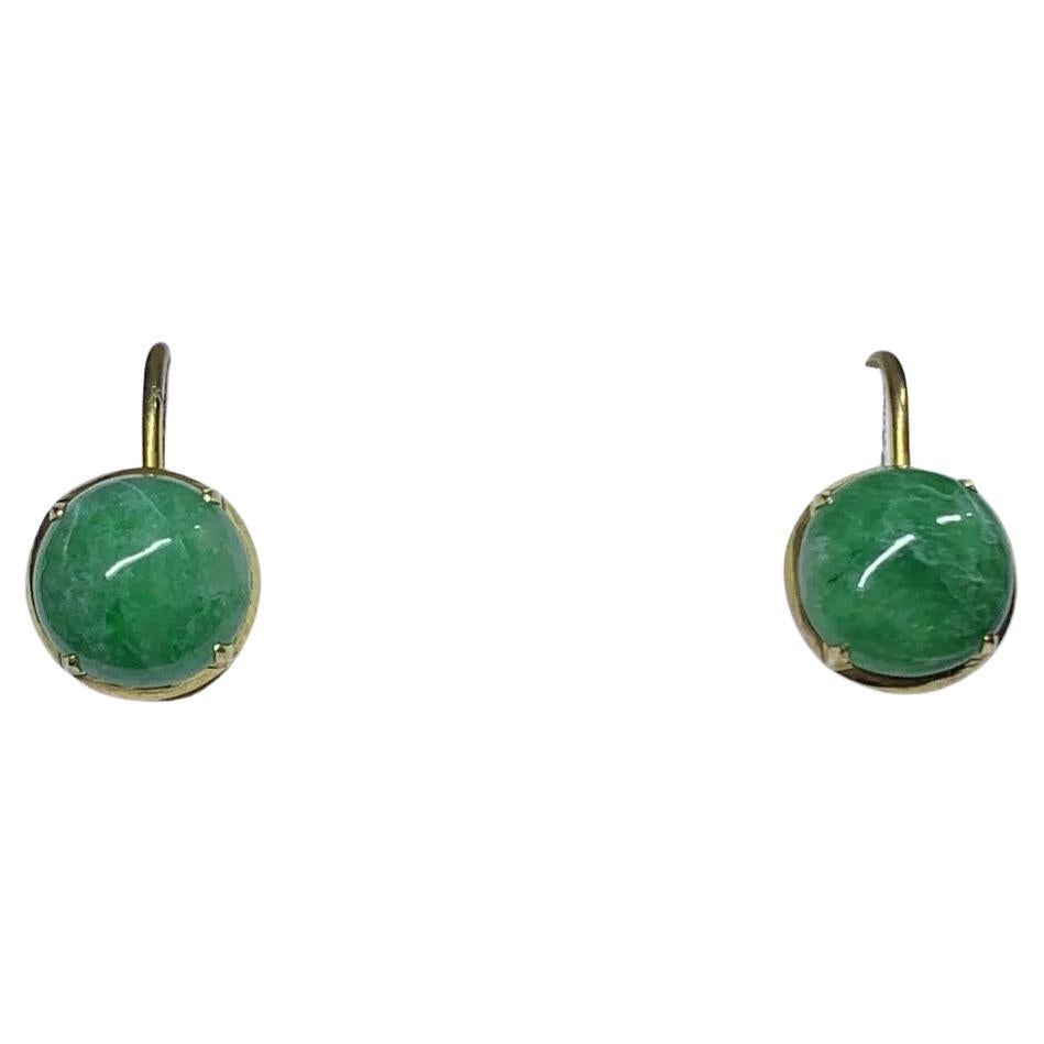 Boucles d'oreilles greene & Greene Greene or jaune