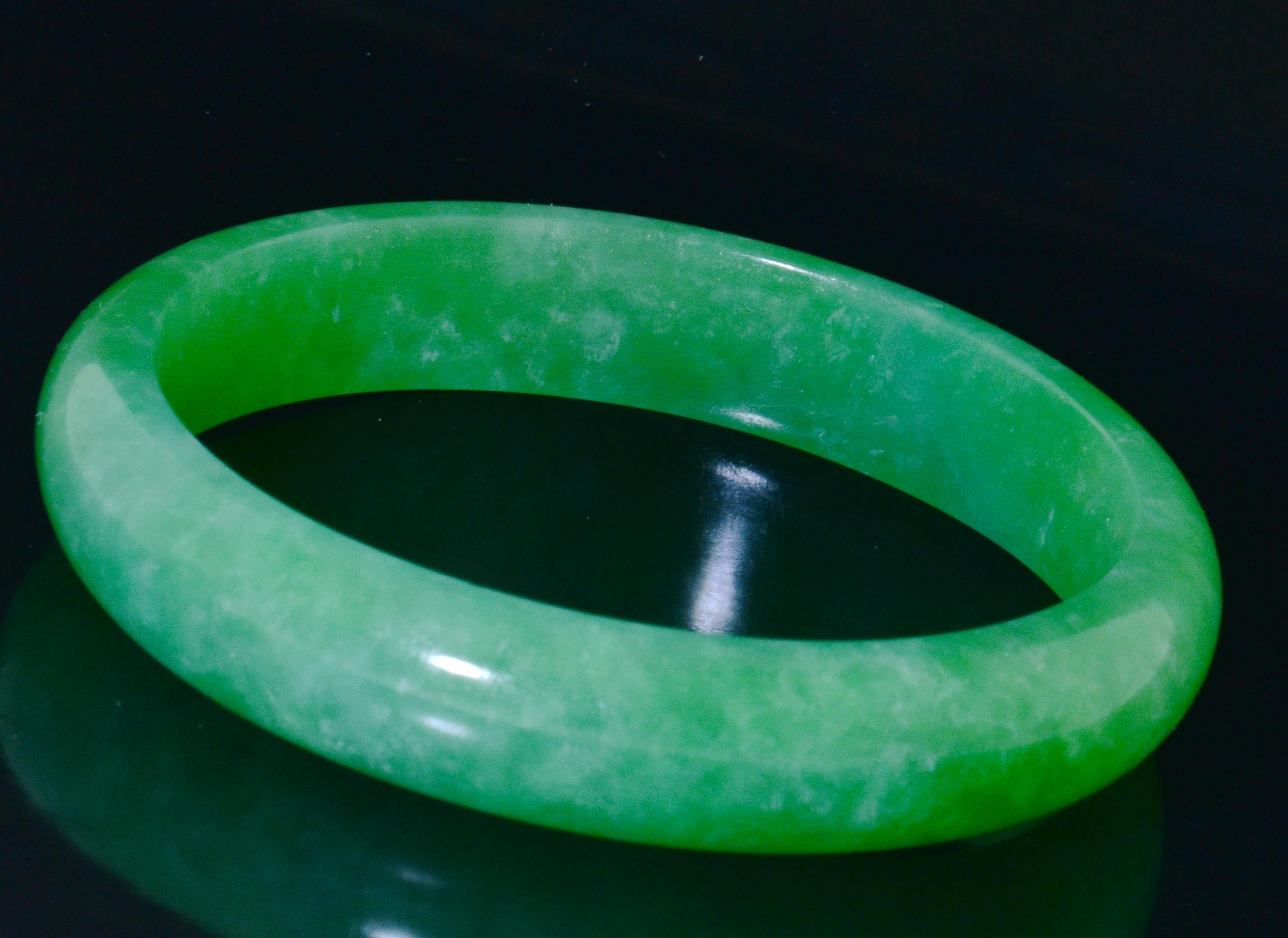 Jadeite Jade Bangle Bracelet 1