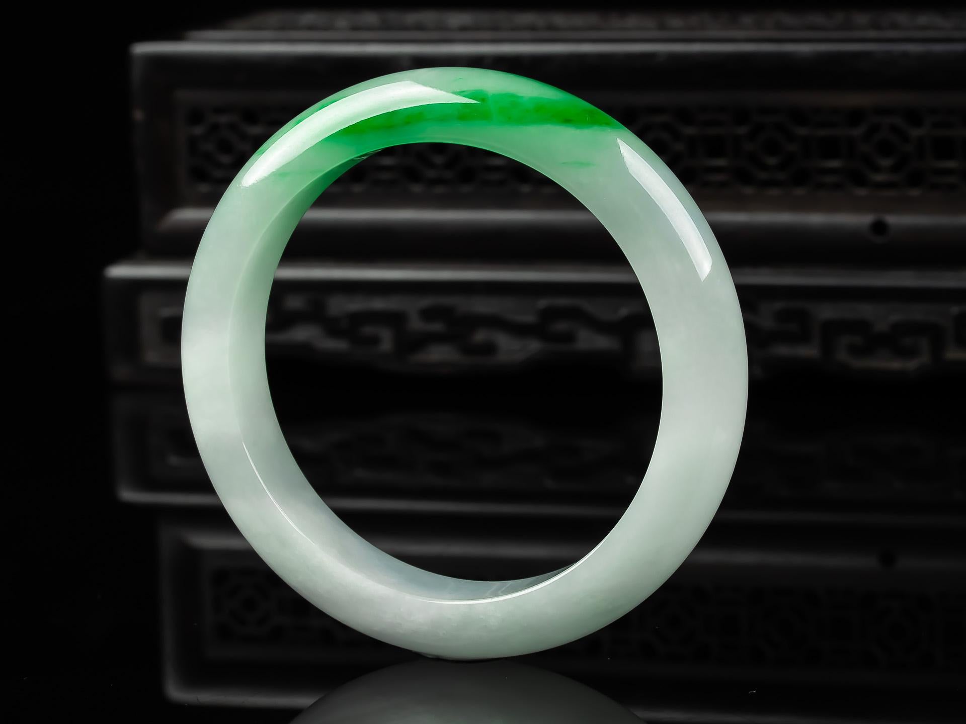 Jadeite Jade Bangle In New Condition In LA, CA