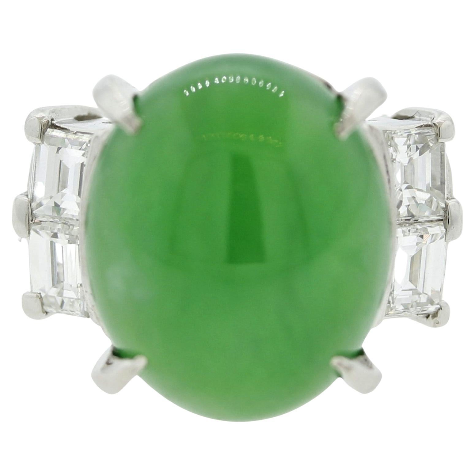 Classic Natural Jadeite Jade Bangle Bracelet at 1stDibs
