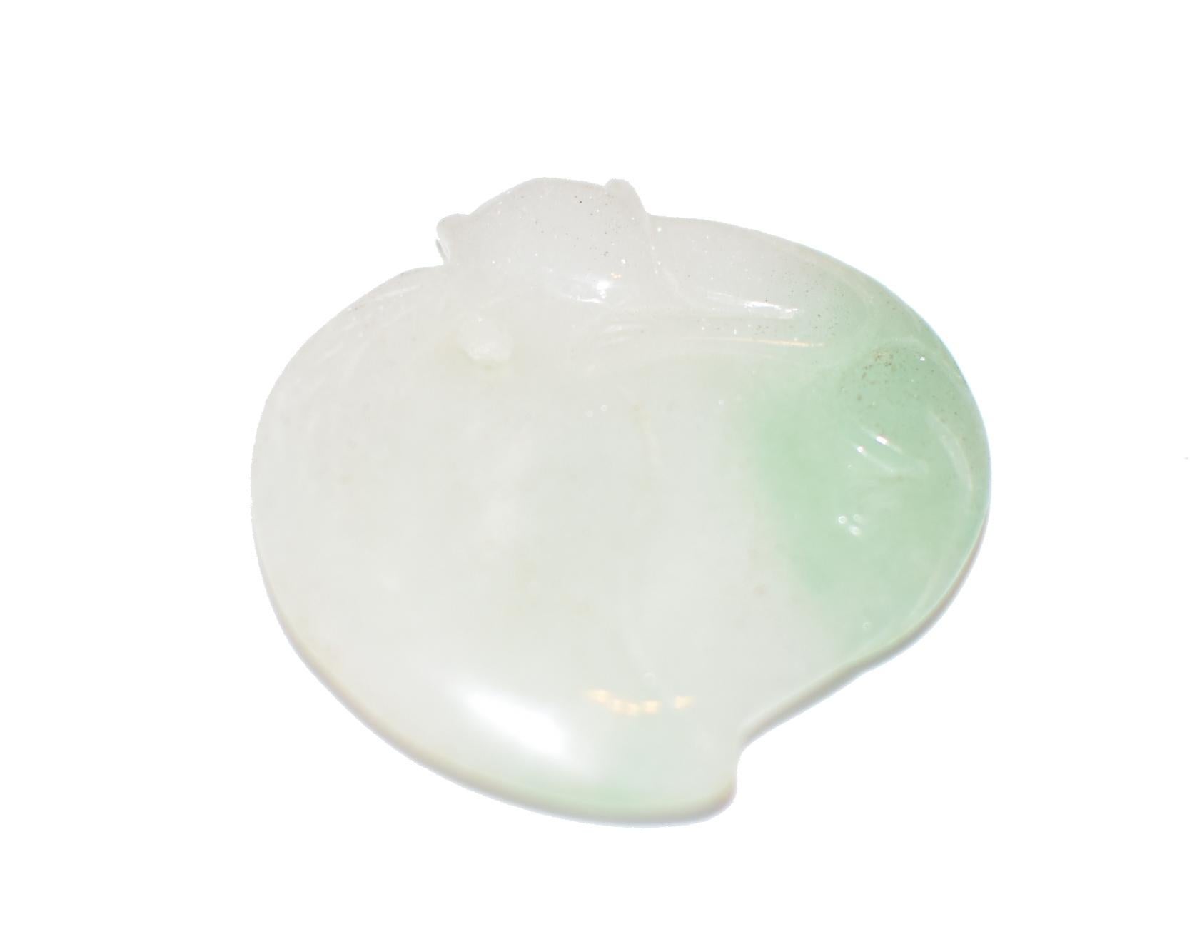 Jadeite Jade Pendant Monkey on Peach For Sale 5