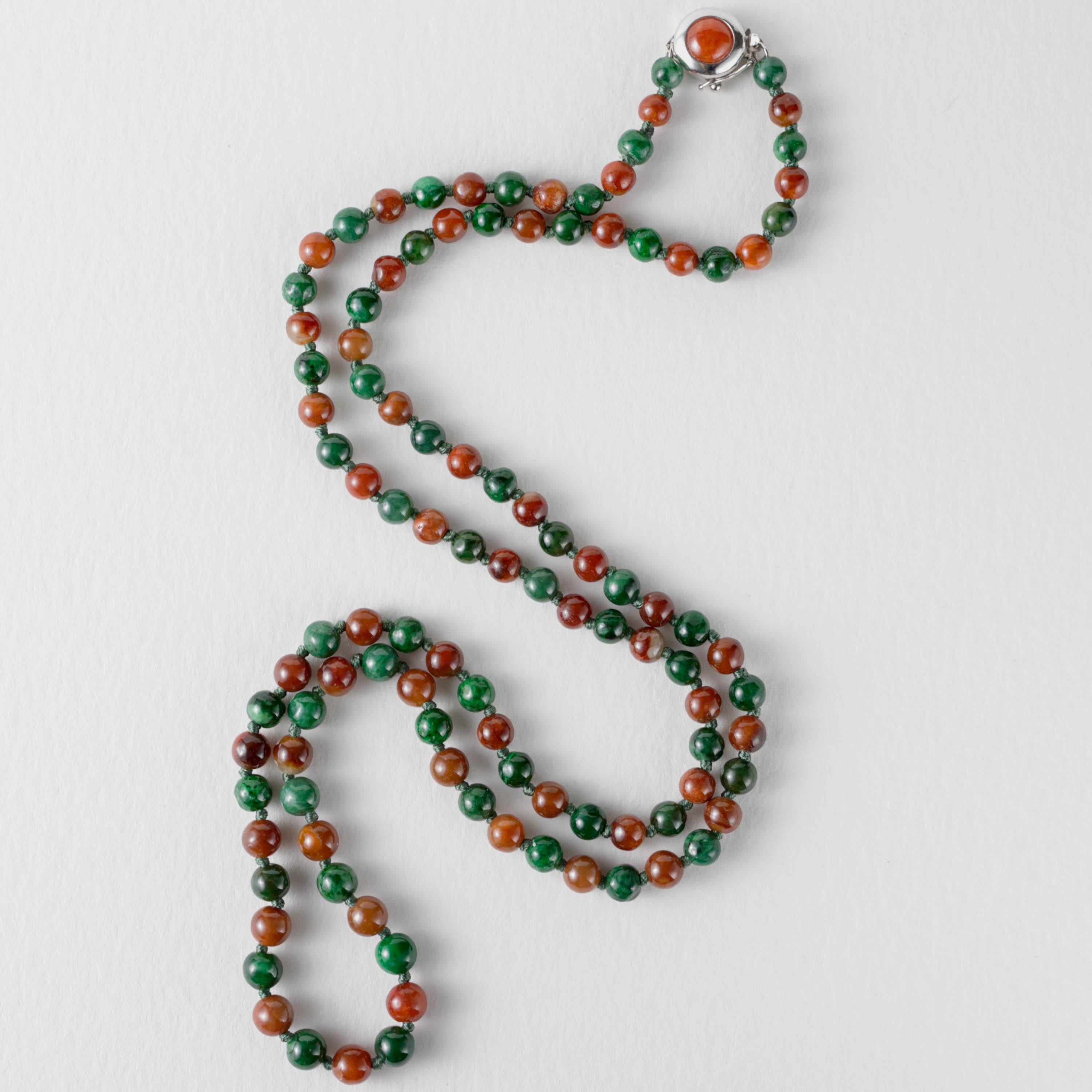 red and green jade