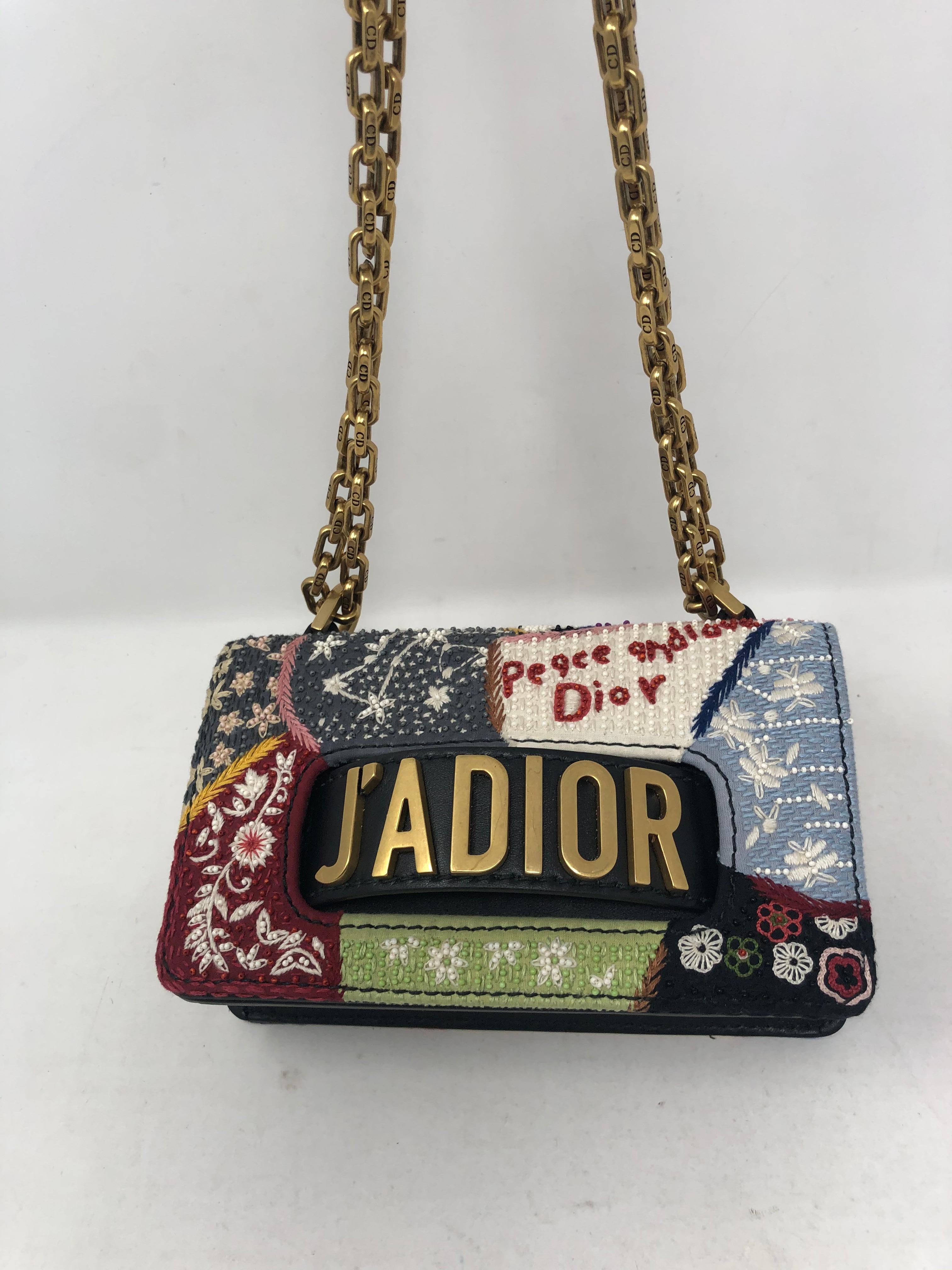 J'adior Dior Mini Peace and Dior Bag In New Condition In Athens, GA