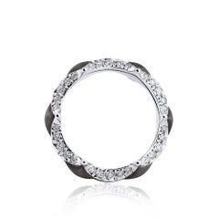 Jado Couture Black with Diamonds Ring