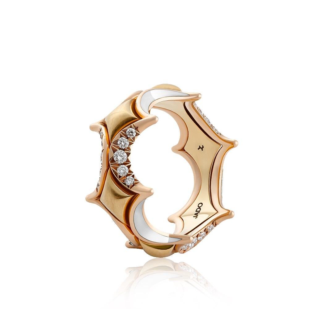 For Sale:  Jado Couture Gold Ring 2