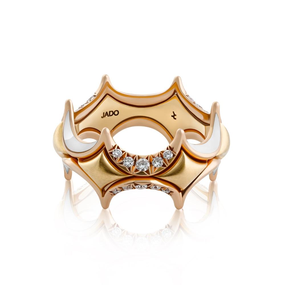 For Sale:  Jado Couture Gold Ring 4
