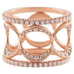 Jado Crown Rose Provence Quartet Stackable Rings