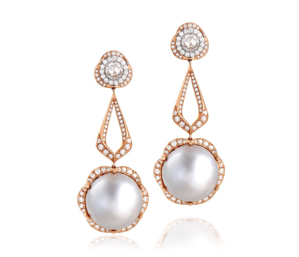 Modern Jado Diva Earrings For Sale