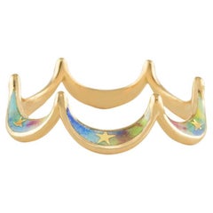 Jado Flora Sunshine Rainbow Ring