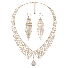 【Jādora】Golden Mirage Akoya and South Sea Pearl Set