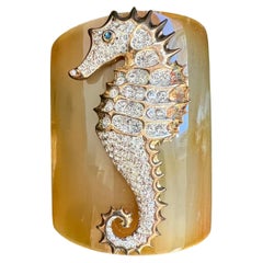 J'adore Les Hippocampes, Bochic Horn Bijoux Cuff