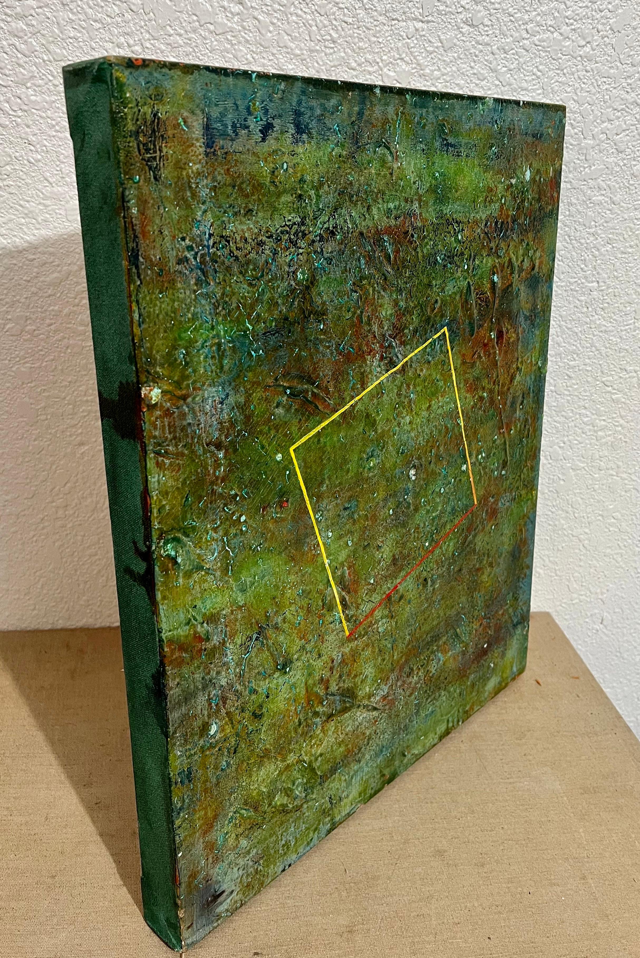 Koreanisch Abstrakt Minimalistisch Ölgemälde LA Frau Künstlerin MInimalismus Jae Hahn im Angebot 9