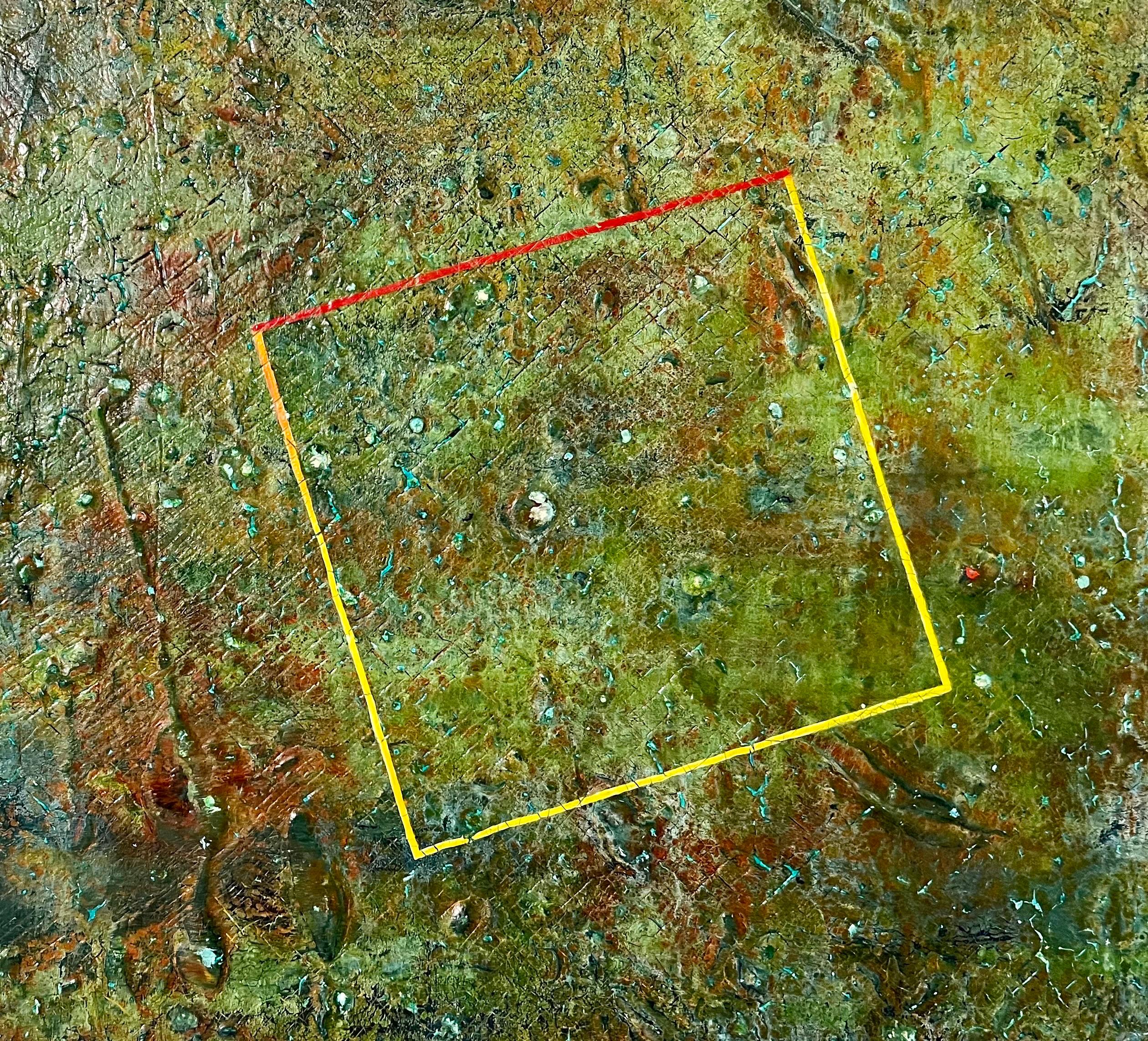 Koreanisch Abstrakt Minimalistisch Ölgemälde LA Frau Künstlerin MInimalismus Jae Hahn im Angebot 3