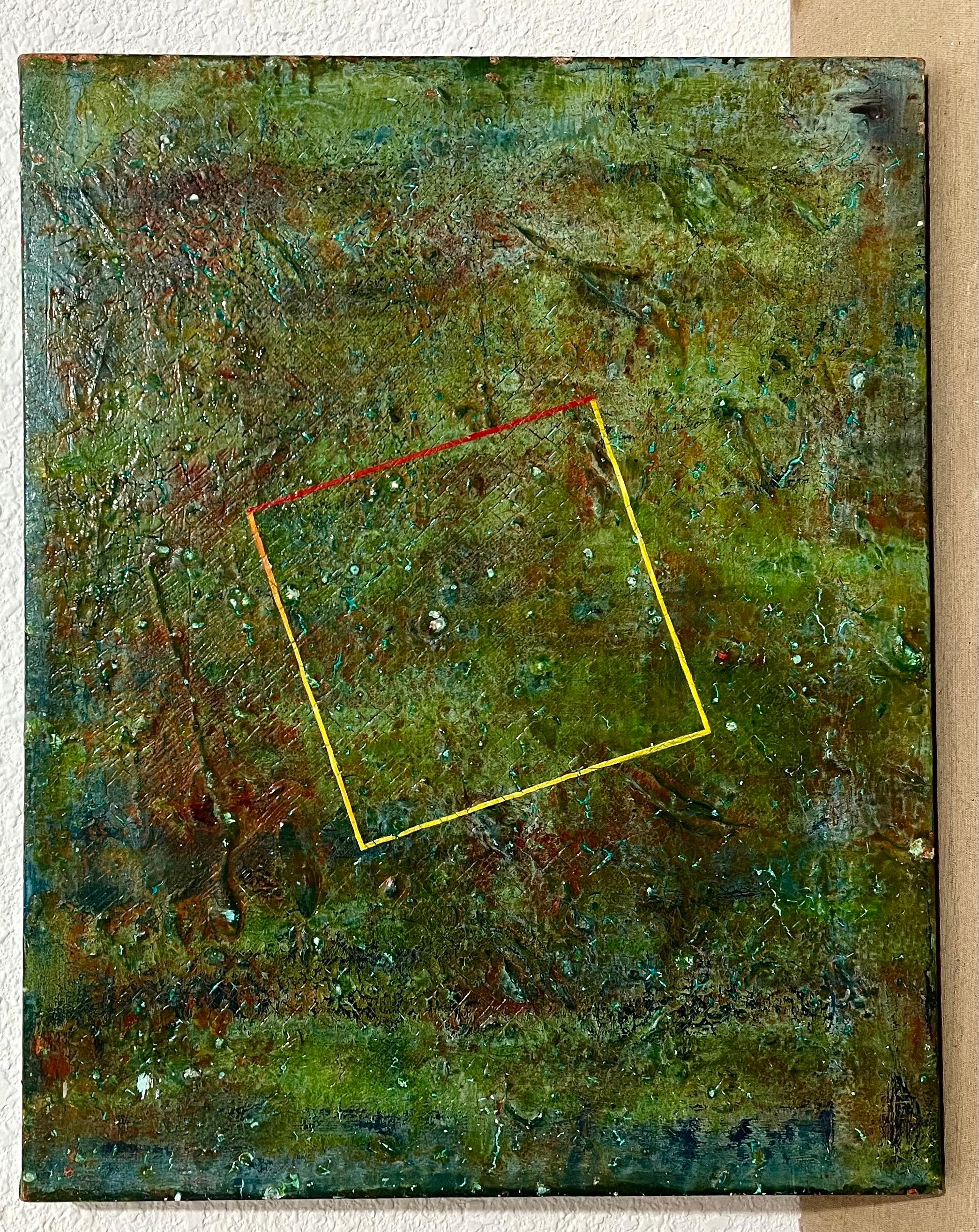 Koreanisch Abstrakt Minimalistisch Ölgemälde LA Frau Künstlerin MInimalismus Jae Hahn im Angebot 5