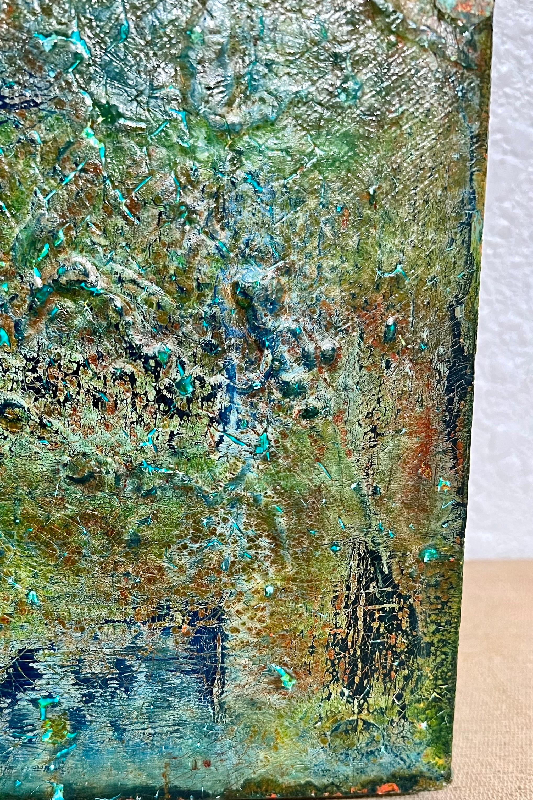 Koreanisch Abstrakt Minimalistisch Ölgemälde LA Frau Künstlerin MInimalismus Jae Hahn im Angebot 7