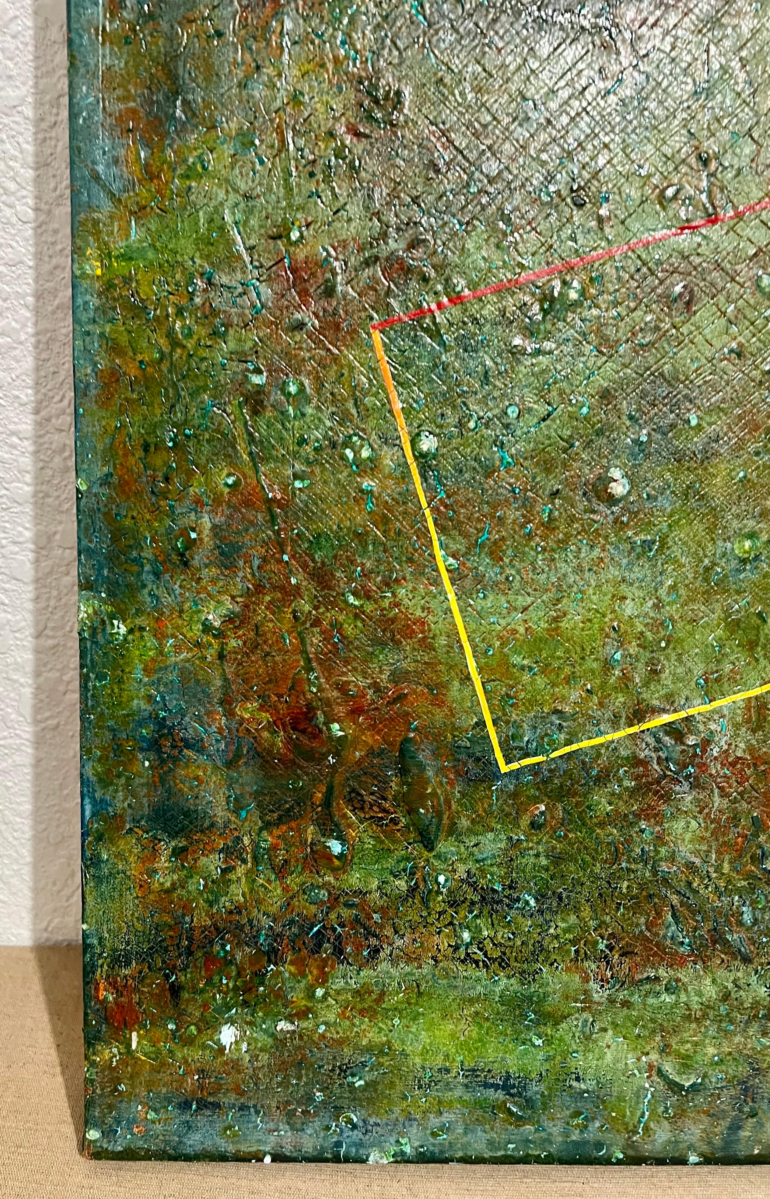 Koreanisch Abstrakt Minimalistisch Ölgemälde LA Frau Künstlerin MInimalismus Jae Hahn im Angebot 8