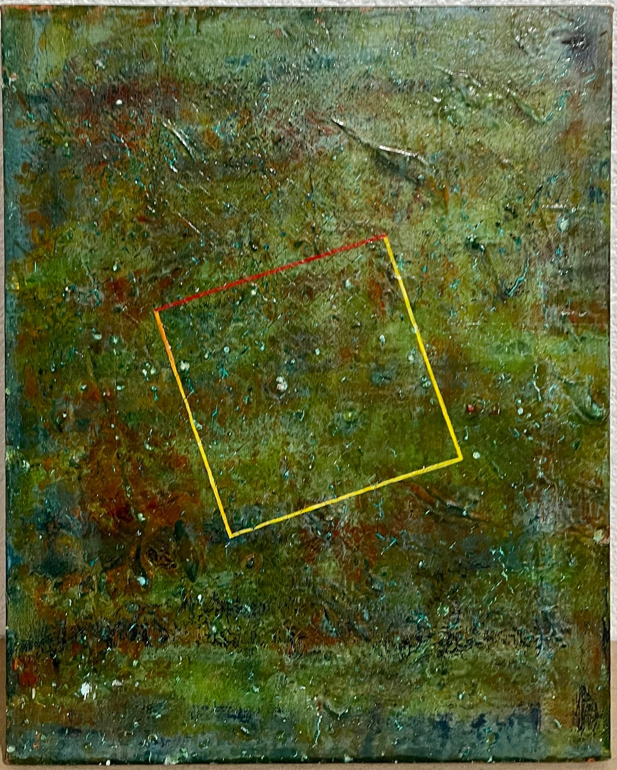 Strukturiertes Öl auf Leinwand 
Verso handsigniert
20 x 16 Zoll

Jae Hahn ist ein in Korea geborener Künstler, der in Los Angeles lebt. Er ist bekannt für Abstraktion und Minimalismus. 1977 schloss sie ihr Studium der Malerei an der UCLA mit einem