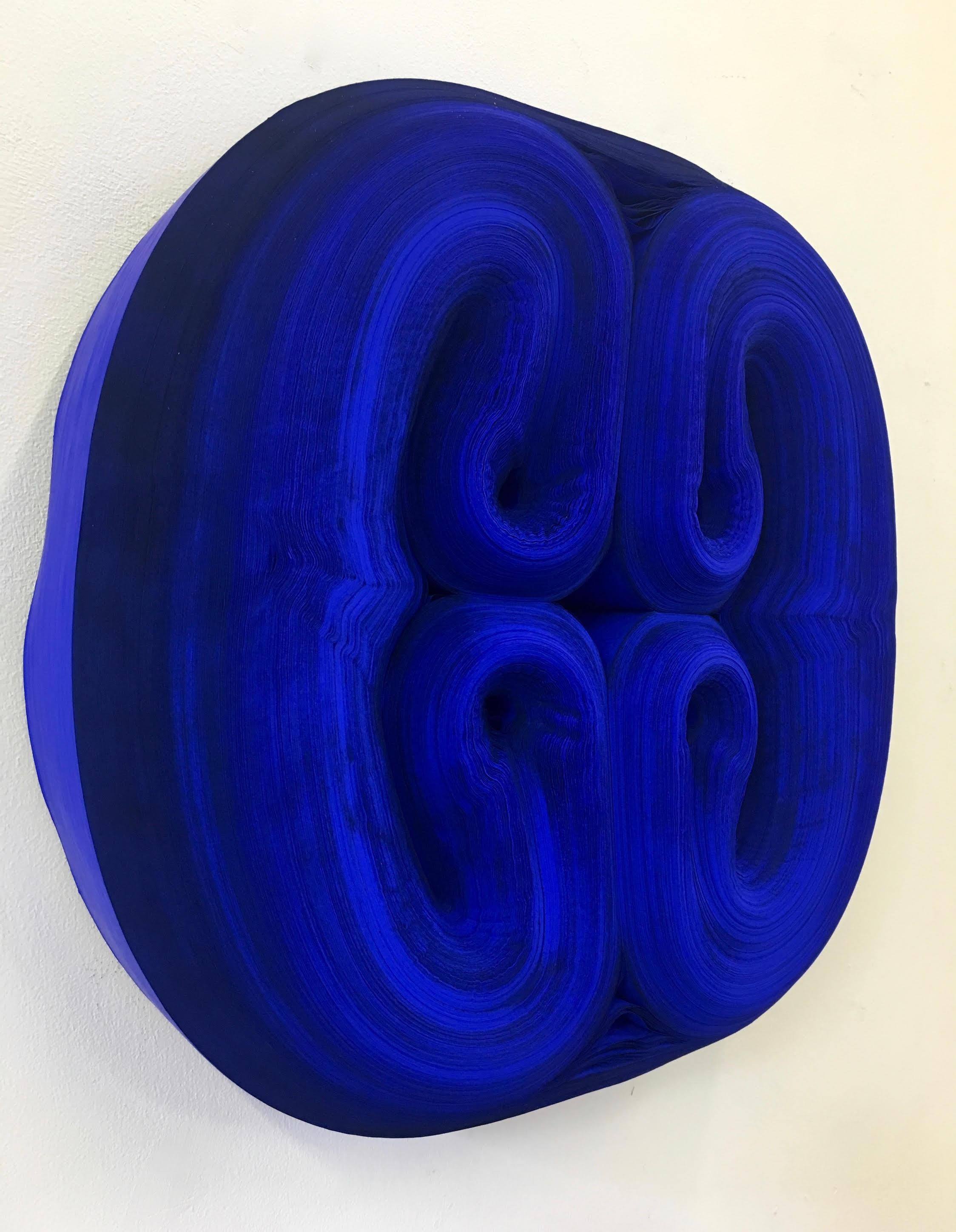 Jae Ko Abstract Sculpture - JK1008 Ultramarine Blue