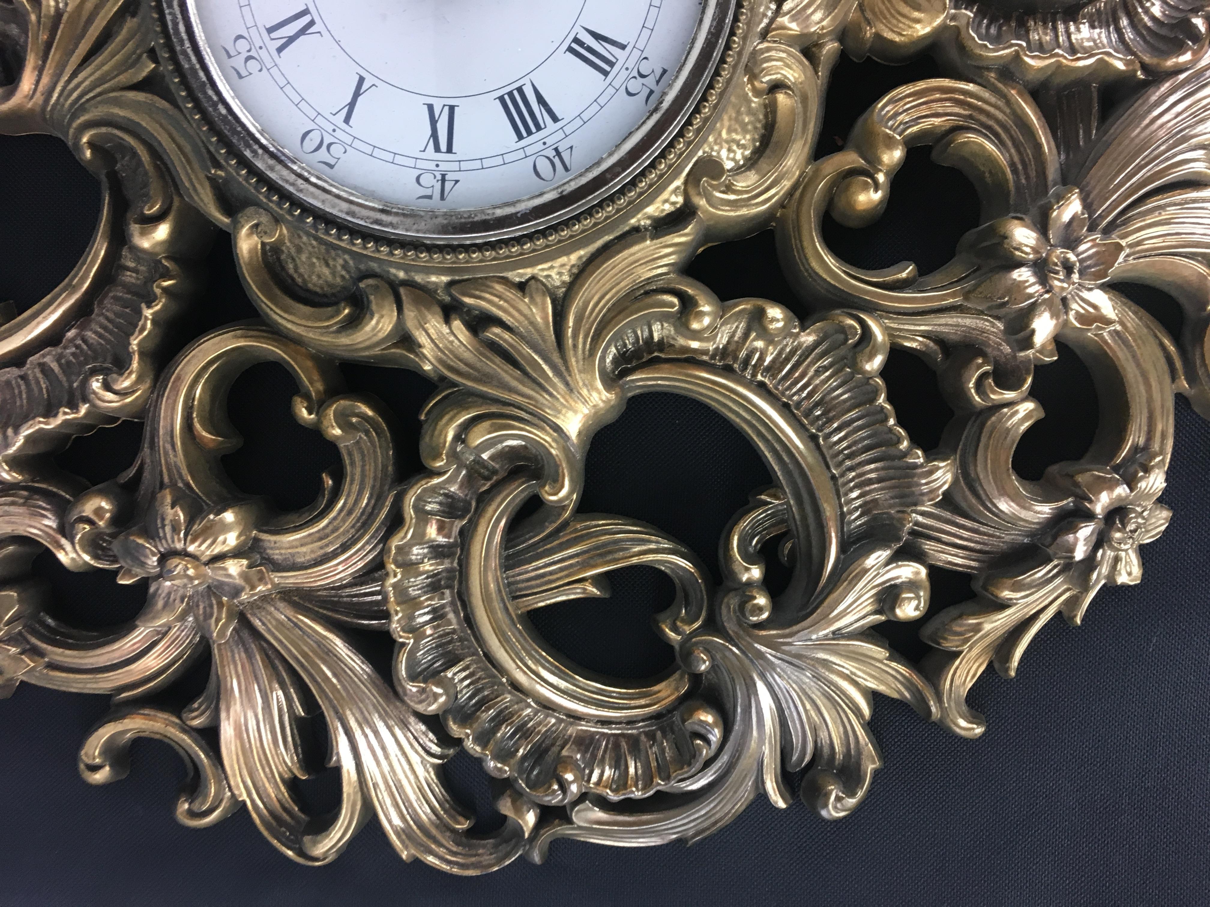 Painted Jaeger Electric Wall Clock