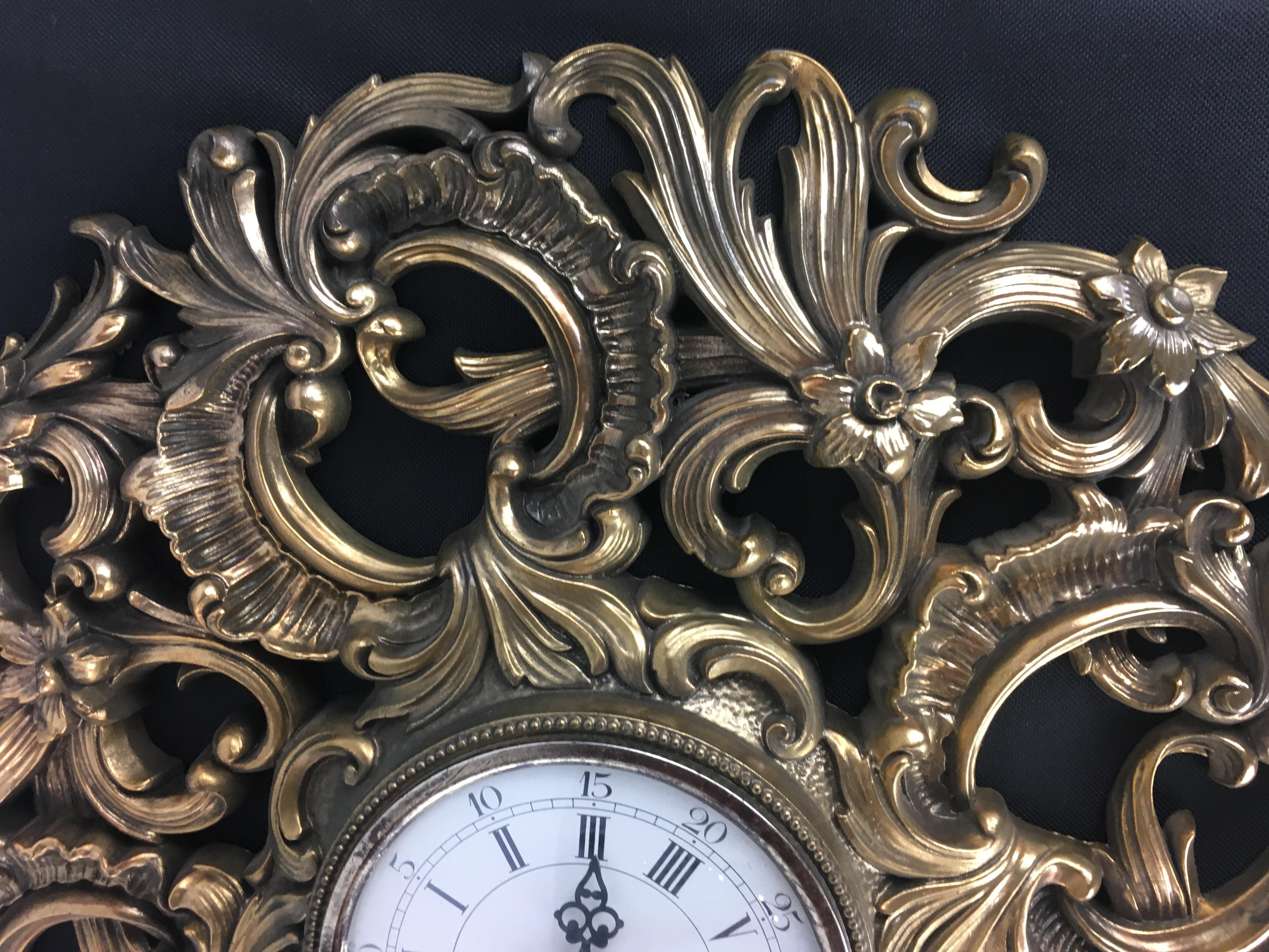 Jaeger Electric Wall Clock In Good Condition In Miami, FL