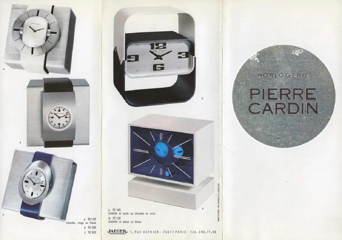 Jaeger for Pierre Cardin Espace Space Age Herrenuhr - Edelstahl im Angebot 7