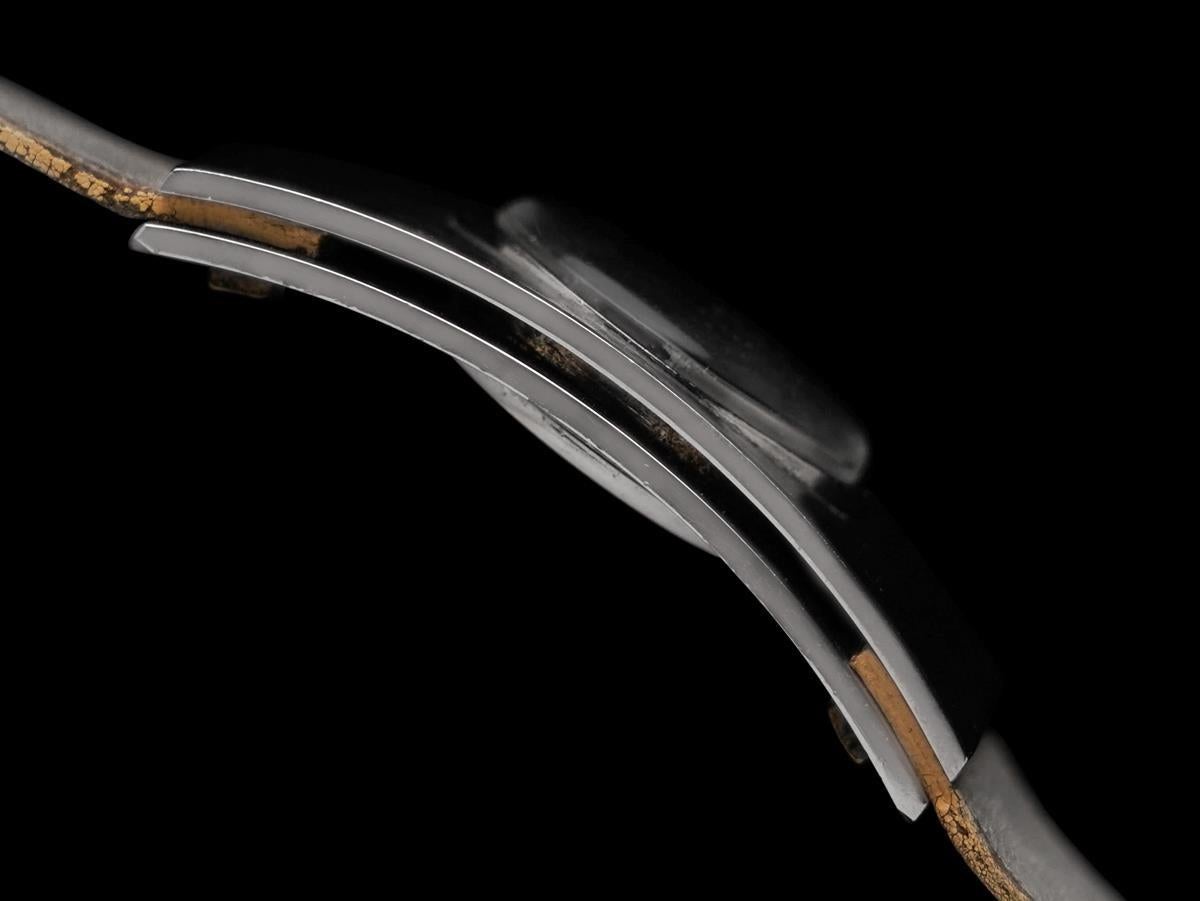 Jaeger for Pierre Cardin Espace Space Age Herrenuhr - Edelstahl im Angebot 2