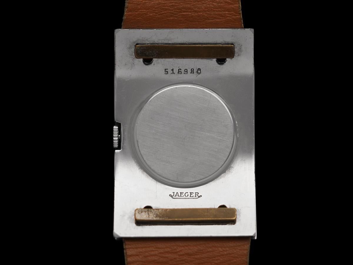 Jaeger for Pierre Cardin Espace Space Age Herrenuhr - Edelstahl im Angebot 3